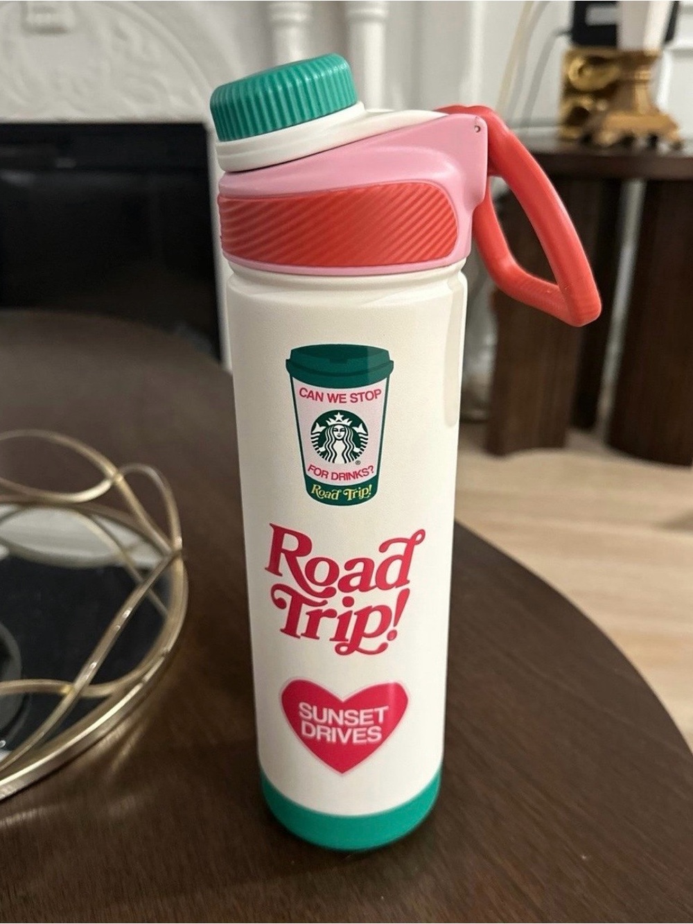 Starbucks x Dandy Stainless Steel Water Bottle Road Trip NEW Limited Edition